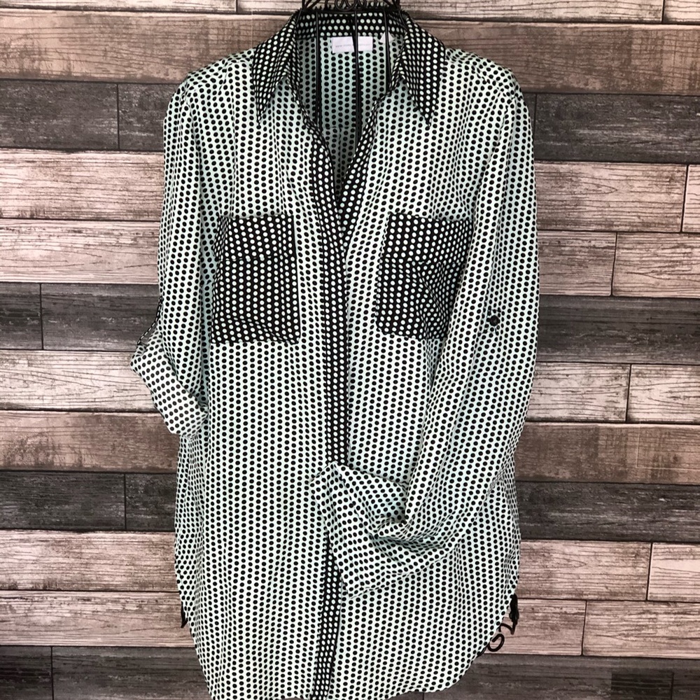 EUC button down blouse